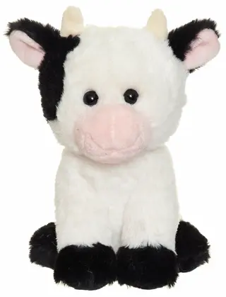 Produktfoto för Teddykompaniet Farm sittande ko 18 cm