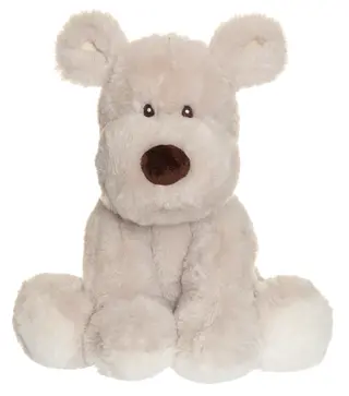 Produktfoto för Teddykompaniet Mocca Hund 34 cm (Grå)