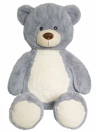 Produktfoto för Teddykompaniet nalle Valle 100 cm, grå