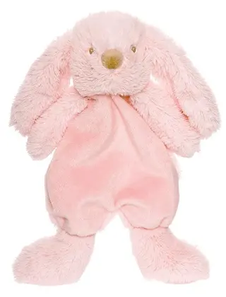 Produktfoto för Teddykompaniet snuttefilt kanin Lolli, rosa
