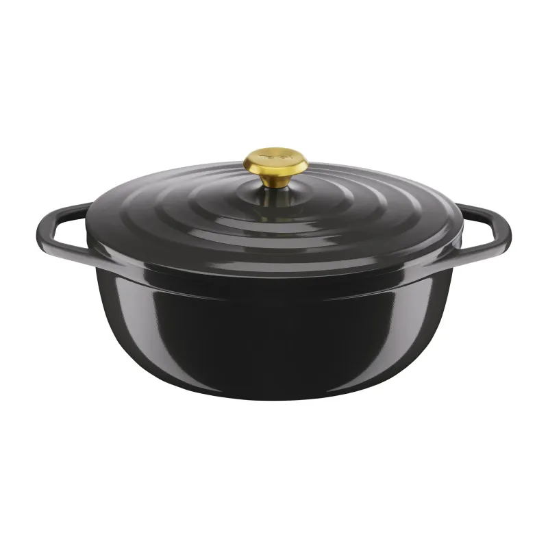 Alternativ bild 0 för Tefal Air oval gryta, 5,7 liter, 30 cm, grå