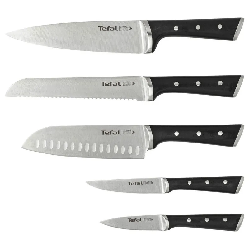 Bild 5 för Tefal ICE FORCE Set Wooden block + 5 knives