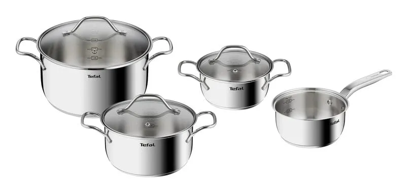 Alternativ bild 0 för Tefal Intuition grytset i rostfritt stål, 7 delar