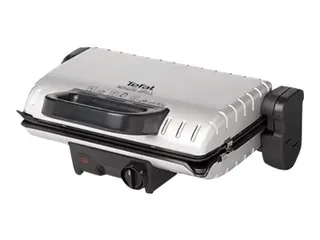 Produktfoto för Tefal Minute Grill GC2050, Svart, Silver, Gjuten aluminium, Rektangulär, stekbord, 300 x 170 mm, 1600 W
