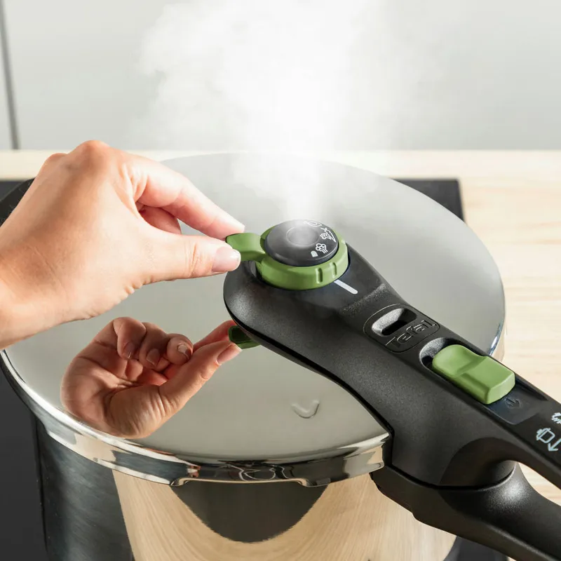 Bild 3 för Tefal Secure Trendy tryckkokare inkl. ångkorg 6 liter