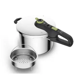 Produktfoto för Tefal Secure Trendy tryckkokare inkl. ångkorg 8 liter
