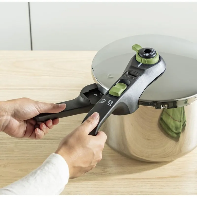 Bild 4 för Tefal Secure Trendy tryckkokare inkl. ångkorg 8 liter