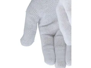 Produktfoto för TEGERA Textilhandske 921 noppor vit 11