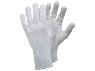 Produktfoto för TEGERA Textilhandske 921 noppor vit 9