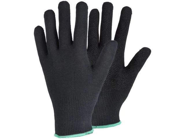 Alternativ bild 0 för TEGERA Textilhandske 925 noppor svart 7