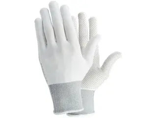 Produktfoto för TEGERA Textilhandske 931 noppor vit 9
