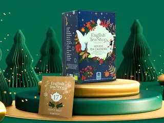 Produktfoto för Tekalender Blå Ask - English Tea Shop