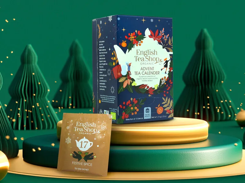Alternativ bild 0 för Tekalender Blå Ask - English Tea Shop