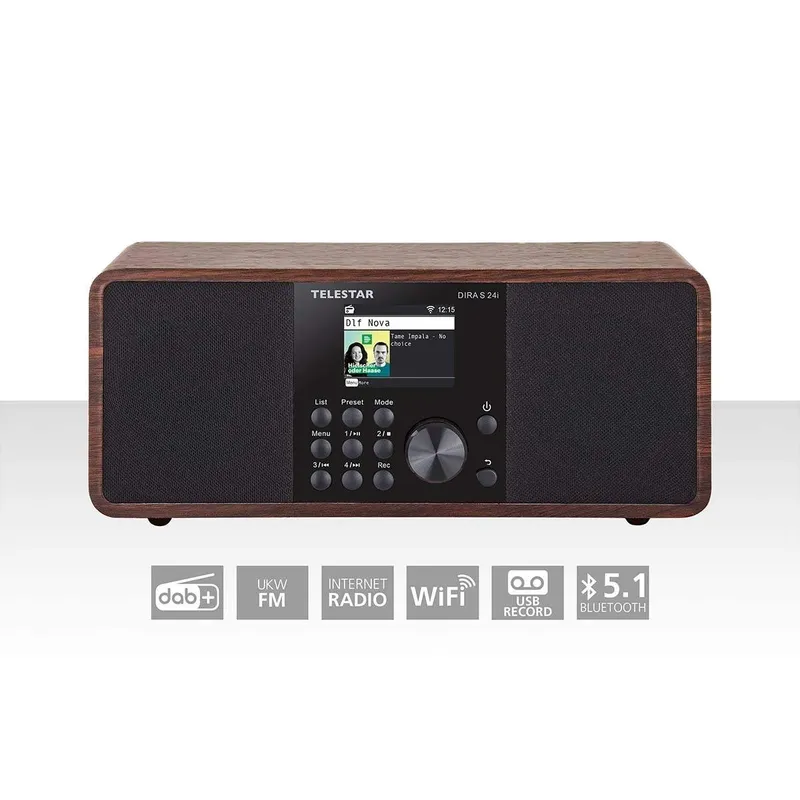 Bild 1 för Telestar DIRA S 24i, Bärbar, Digital, DAB, DAB+, FM, 87 - 108 MHz, 174 - 240 MHz, 15 W