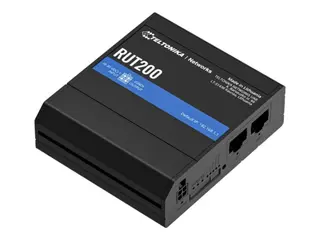 Produktfoto för Teltonika RUT200 - - trådlös router - - WWAN - Wi-Fi - 2,4 GHz - 3G, 4G, 2G - DIN-skenmonterbar