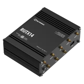 Produktfoto för Teltonika RUTX14 - - trådlös router - - WWAN 5-portars switch - 1GbE - Wi-Fi 5 - LTE, Bluetooth - Dubbelband - 3G