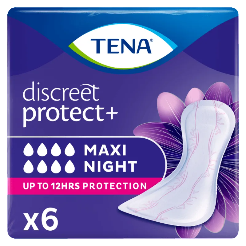 Bild 1 för TENA Discreet Protect+ Maxi Night 6 st