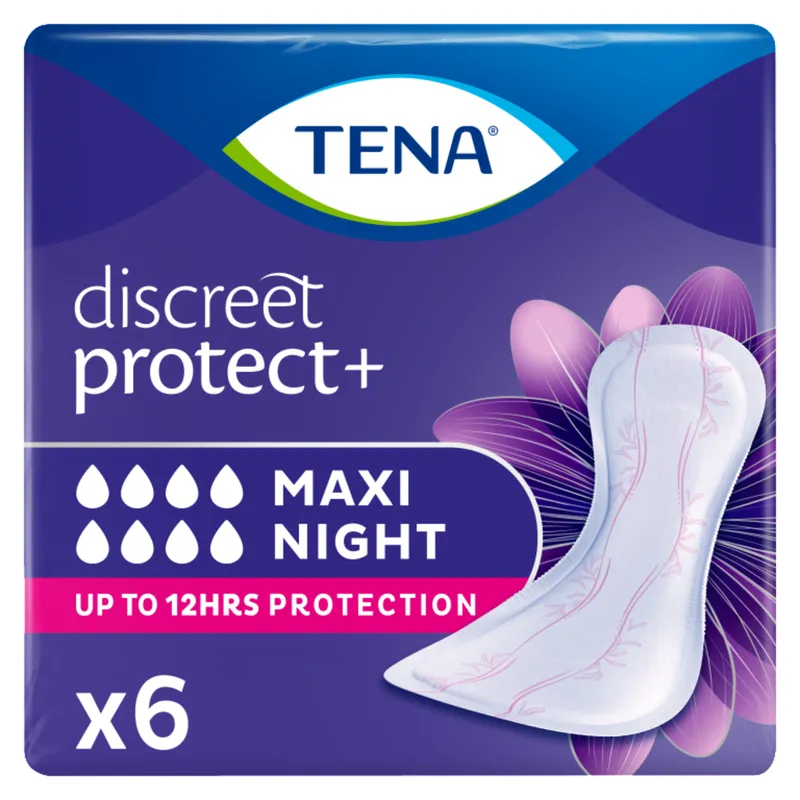 Bild 2 för TENA Discreet Protect+ Maxi Night 6 st