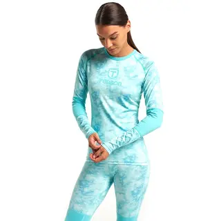 Produktfoto för Tenson Baselayer Top Women Nebulosa - Turquoise