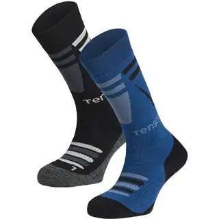 Produktfoto för Tenson Core Ski Sock 2-Pack Blue Sapphire Blue Sapphire 40-42
