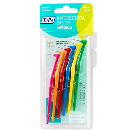 Bild 1 för TePe Angle vinklad mellanrumsborste Mixpack
