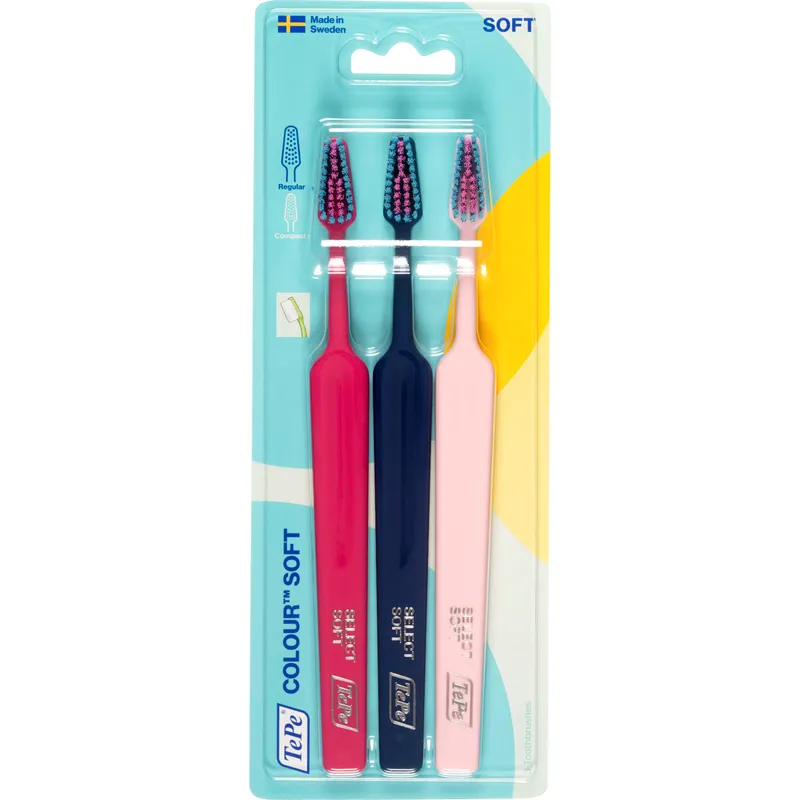 Bild 1 för TePe Colour Colour Soft 3 pack