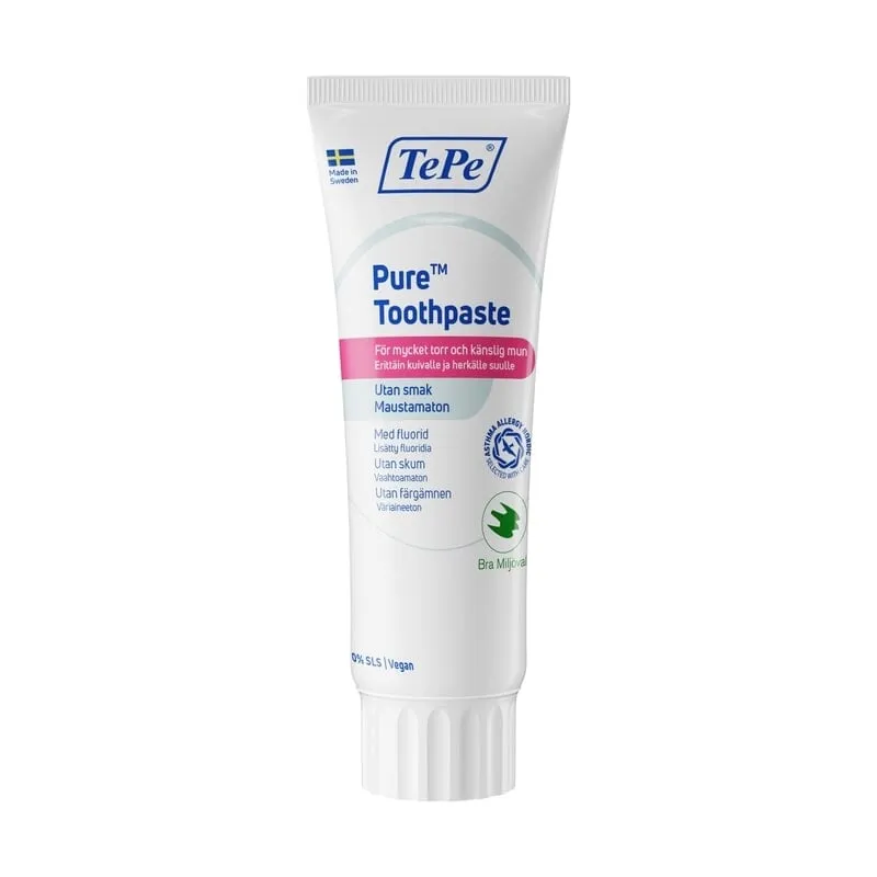 Bild 1 för TePe Pure Tandkräm Utan smak 75 ml