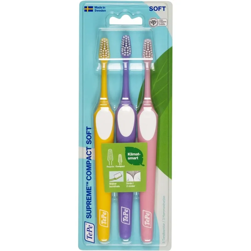 Bild 1 för TePe Supreme Compact Soft 3 pack