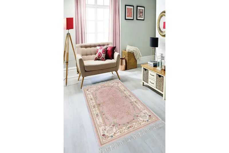 Bild 2 för TEPPI ELS1800 Hallmatta, med m&ouml;nster, rektangul&auml;r - flerf&auml;rgat sammetstyg (80x150)