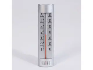 Produktfoto för TERMOMETER 106 INNE SILVER | Beijerbygg Byggmaterial