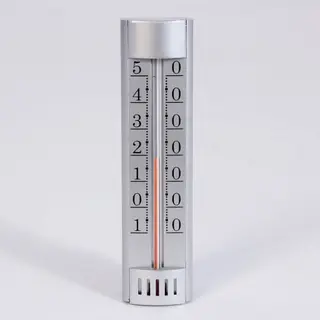 Produktfoto för TERMOMETER 106 INNE SILVER | Beijerbygg Byggmaterial