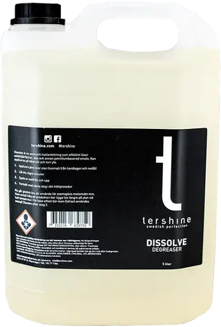 Produktfoto för tershine Dissolve - Kallavfettning Dunk 5 l
