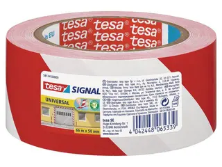 Produktfoto för tesa® Golvmarkering 50mmx66m röd/vit