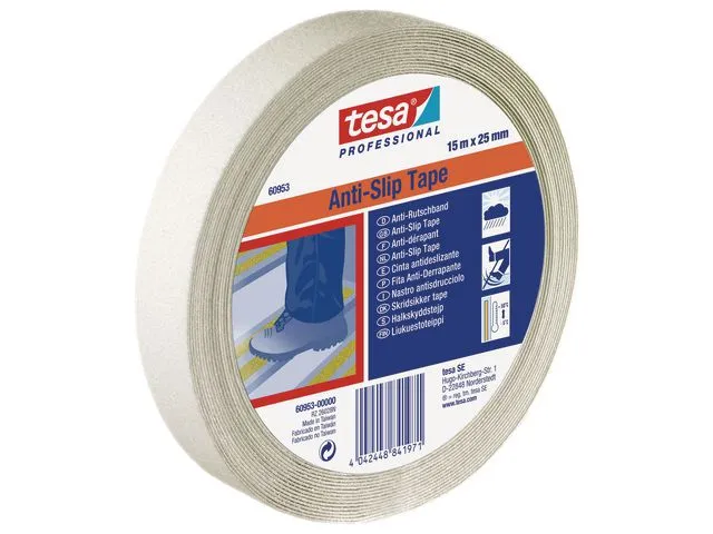 Alternativ bild 0 för tesa® Halkskyddstejp 25mmx15m fluorescerande