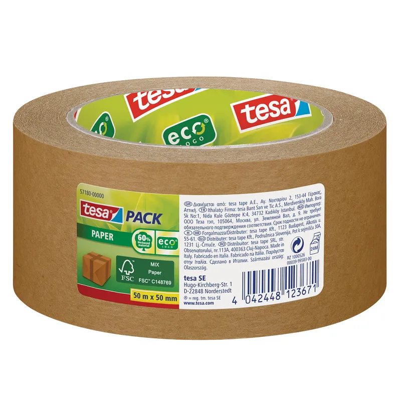 Alternativ bild 0 för tesa® Packtejp Papper 50mmx50m brun