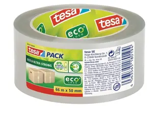 Produktfoto för tesa® Packtejp PCR PET 50mmx66m klar