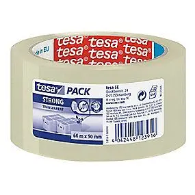 Produktfoto för tesa® Packtejp Strong 50mmx66m klar