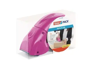 Produktfoto för tesa® Tejphållare Pack-n-Go rosa