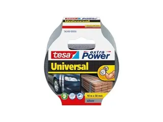 Produktfoto för tesa UNIVERSAL 56348-00000-06 Tekstiltape tesa® extra Power Sølv (L x B) 10 m x 50 mm 1 stk