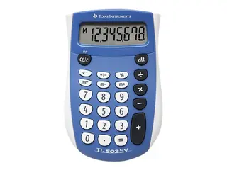 Produktfoto för Texas Instruments TI-503 SV - Fickkalkylator - 8 siffror - batteri