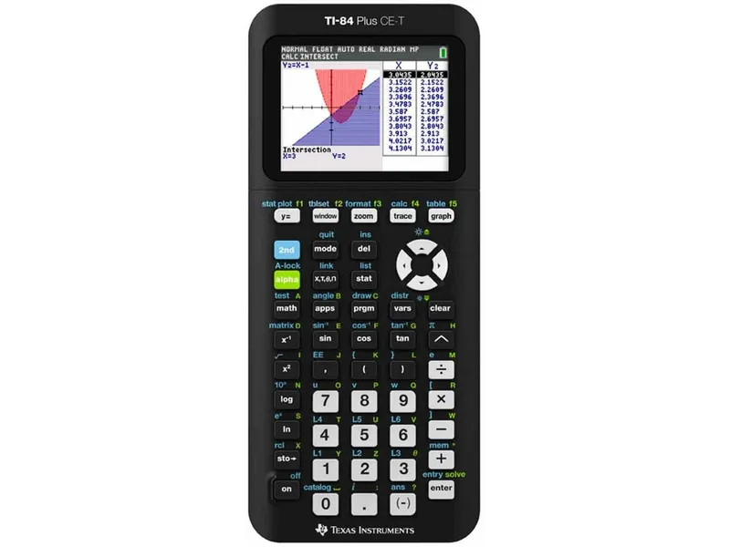 Alternativ bild 0 för Texas TI-84 Plus CE-T Graphing calculator - Python Edition