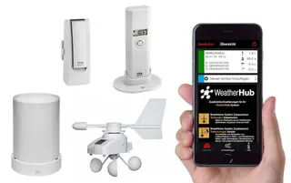 Produktfoto för TFA WeatherHub - Väderstation - kabelansluten - vit