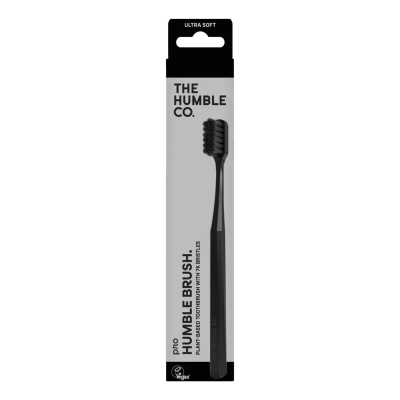 Bild 1 för The Humble Co. Brush Plant-based - 7k bristles - Ultra soft Black