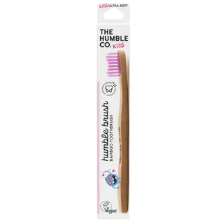 Produktfoto för The Humble Co. Humble Bambu Tandborste Barn Lila