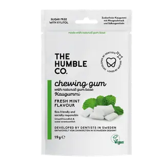 Produktfoto för The Humble Co. Humble Chewing Gum Fresh Mint 10 st