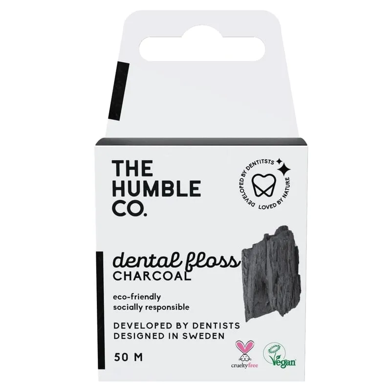 Bild 1 för The Humble Co. Humble Dental Floss Charcoal 50 meter