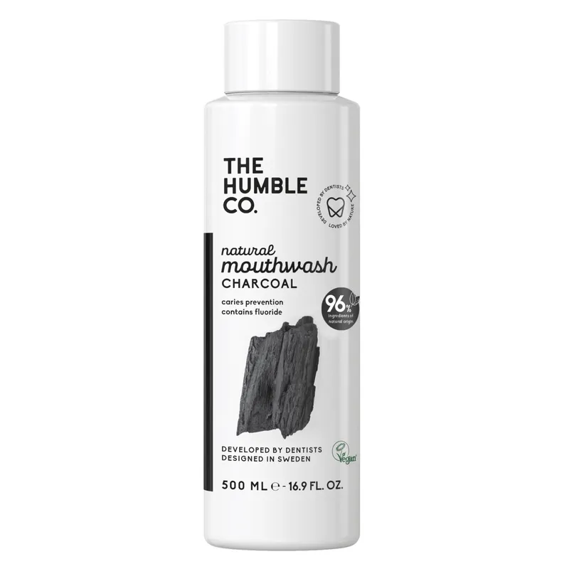 Bild 2 för The Humble Co. Humble Natural Mouthwash Charcoal 500 ml