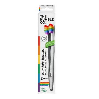 Produktfoto för The Humble Co. Humble Plant Based - Black/White handle Proud