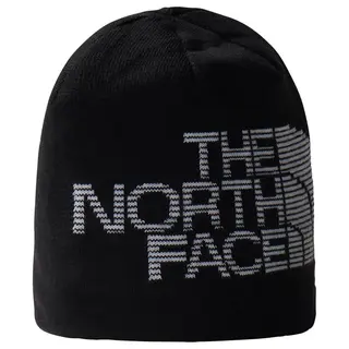 Produktfoto för The North Face - Svart traditionalbeanie Beanie - Reversible Highline Black/Black/White Beanie @ Hatstore