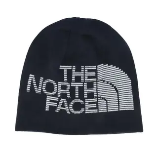 Produktfoto för The North Face - Svart traditionalbeanie Beanie - Reversible Highline Black/Black/White Beanie @ Hatstore